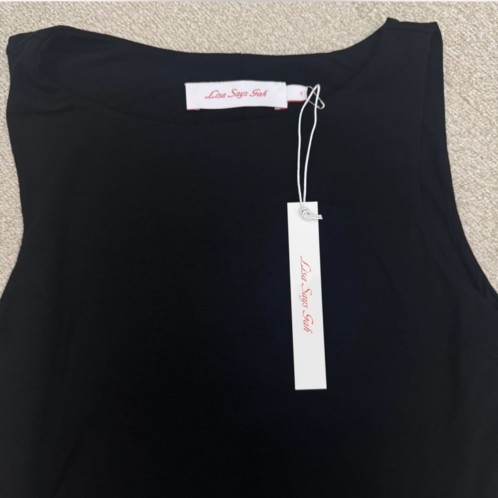 NWT LISA SAYS GAH CHER DRESS IN BLACK
SIZE SMALL - Picture 5 of 7